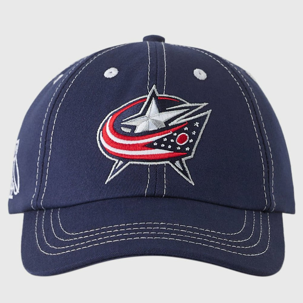 Columbus Blue Jackets - OVO x NHL Adjustable Sport Hat Navy