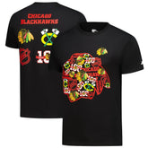 Chicago Blackhawks Starter Logo Collage T-Shirt Black