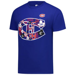 Montreal Canadiens - Starter Logo Collage T-Shirt Blue