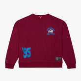 Colorado Avalanche - Mitchell & Ness Women's Crewneck Sweatshirt Maroon
