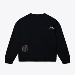 Chicago Blackhawks Mitchell & Ness Women's Crewneck Sweatshirt Black