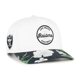 Las Vegas Raiders '47 Beach Side Hitch Adjustable Hat White/Black - 47 brand