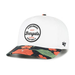 Cincinnati Bengals '47 Beach Side Hitch Adjustable Hat White/Black - 47 brand