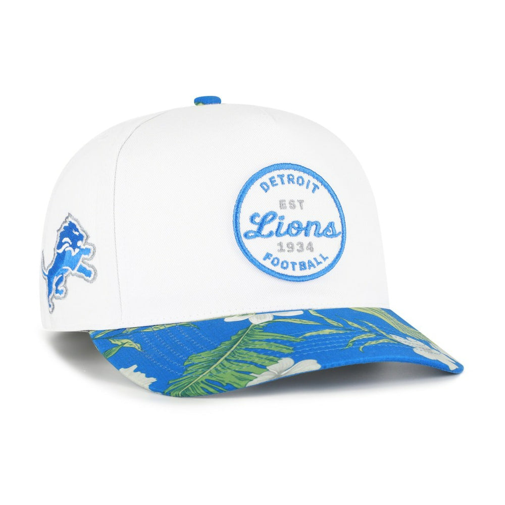 Detroit Lions '47 Beach Side Hitch Adjustable Hat White/Blue - 47 brand