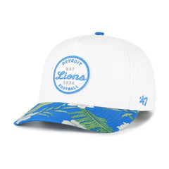 Detroit Lions '47 Beach Side Hitch Adjustable Hat White/Blue - 47 brand
