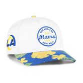 Los Angeles Rams '47 Beach Side Hitch Adjustable Hat White/Royal - 47 brand