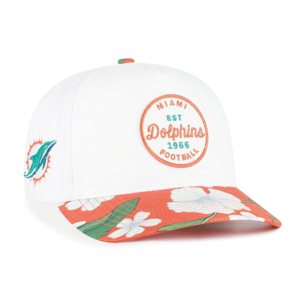 Miami Dolphins '47 Beach Side Hitch Adjustable Hat White/Orange - 47 brand