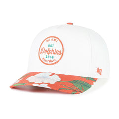 Miami Dolphins '47 Beach Side Hitch Adjustable Hat White/Orange - 47 brand