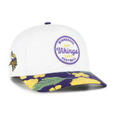 Minnesota Vikings '47 Beach Side Hitch Adjustable Hat White/Purple - 47 brand