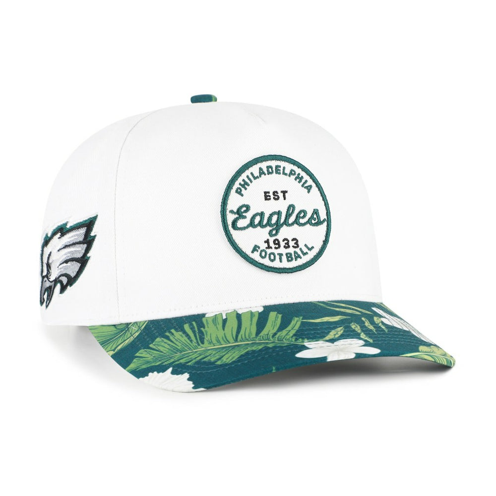 Philadelphia Eagles '47 Beach Side Hitch Adjustable Hat White/Midnight Green - 47 brand