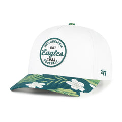 Philadelphia Eagles '47 Beach Side Hitch Adjustable Hat White/Midnight Green - 47 brand