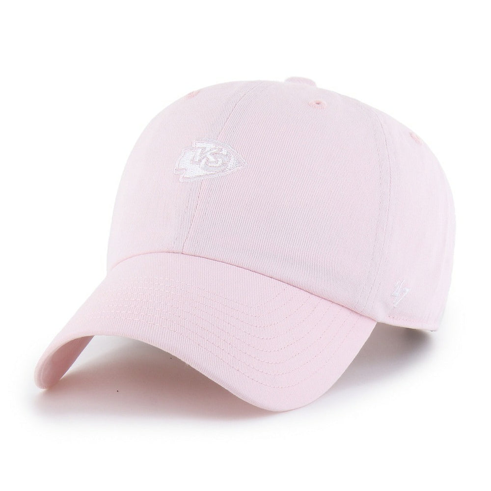 Kansas City Chiefs '47 Women's Base Runner Ballpark Clean Up Adjustable Hat Light Pink - 47 brand