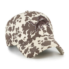Detroit Lions '47 Women's Bessie Clean Up Adjustable Hat Natural - 47 brand