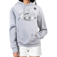 Los Angeles Kings - G-III 4Her by Carl Banks Women's Shadow Logo Fleece Hoodie Gray