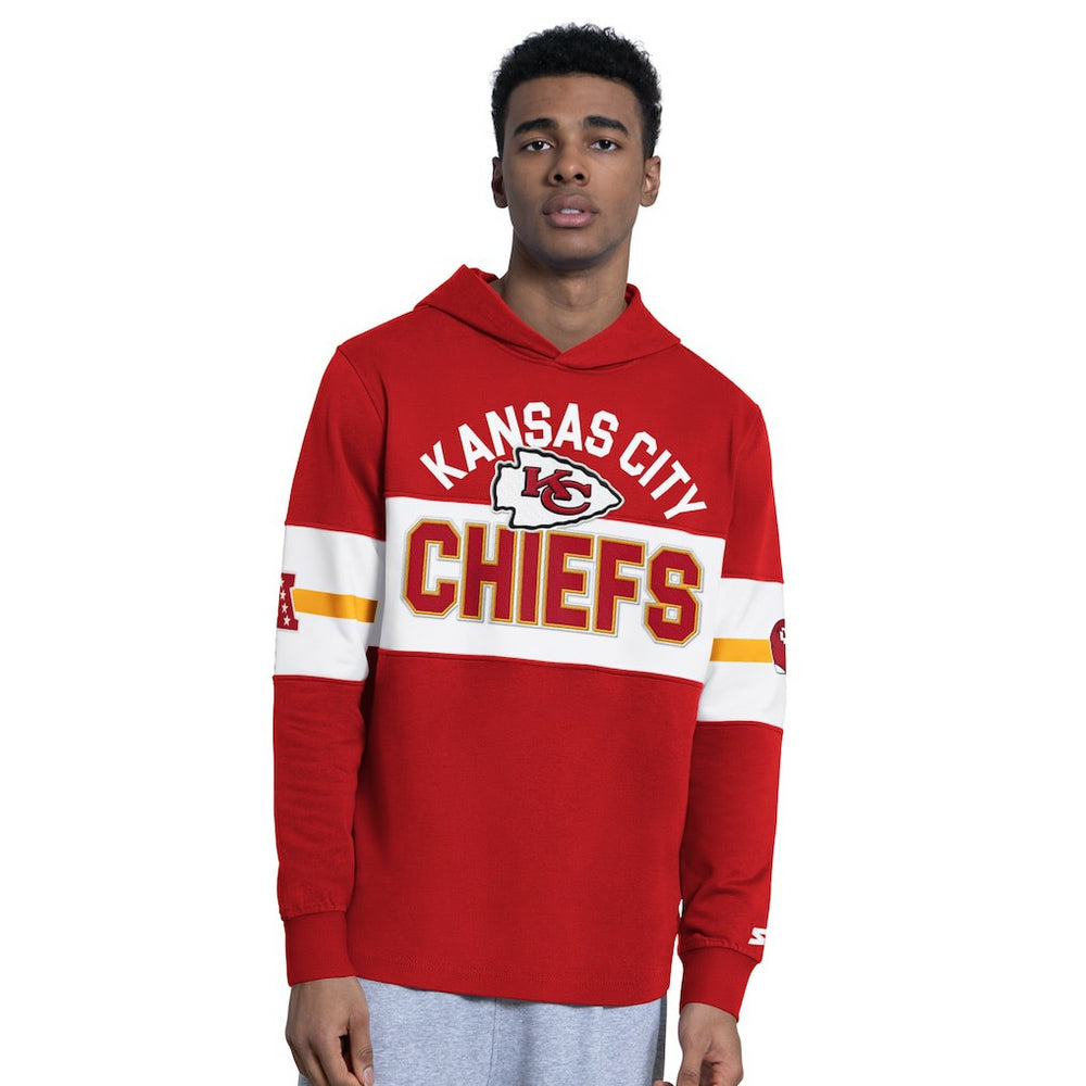 Kansas City Chiefs Starter Fullback Jersey Hoodie Red - NFL