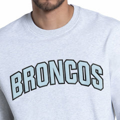 Denver Broncos Starter Faceoff Fleece Sweatshirt Ash - NFL