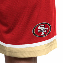 San Francisco 49ers Starter Power Play Mesh Shorts Scarlet - NFL