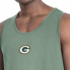 Green Bay Packers MSX by Michael Strahan Energy Scoop Neck Tank Top Green - NFL