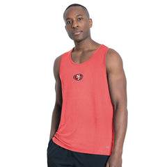 San Francisco 49ers MSX by Michael Strahan Energy Scoop Neck Tank Top Red - NFL