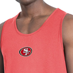 San Francisco 49ers MSX by Michael Strahan Energy Scoop Neck Tank Top Red - NFL