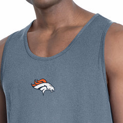 Denver Broncos MSX by Michael Strahan Energy Scoop Neck Tank Top Navy - NFL