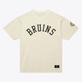Boston Bruins Mitchell & Ness Unisex Arched Team T-Shirt Cream