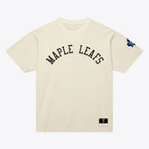 Toronto Maple Leafs - Mitchell & Ness Unisex Arched Team T-Shirt Cream