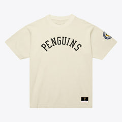 Pittsburgh Penguins Mitchell & Ness Unisex Arched Team T-Shirt Cream