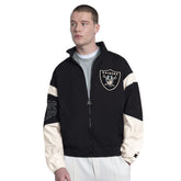 Las Vegas Raiders Starter The Gust Full-Zip Hooded Jacket Black - NFL