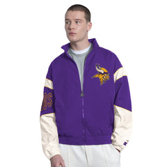 Minnesota Vikings Starter The Gust Full-Zip Hooded Jacket Purple - NFL