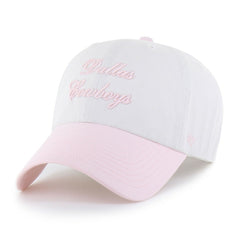 Dallas Cowboys '47 Women's Gelato Two-Tone Clean Up Adjustable Hat White - 47 brand
