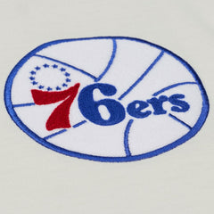 Mitchell & Ness - Philadelphia 76ers Hardwood Classics Chainstitch Premium T-Shirt - Cream