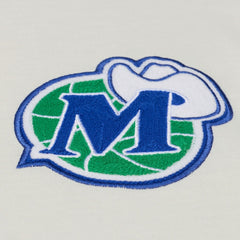 Mitchell & Ness - Dallas Mavericks Hardwood Classics Chainstitch Premium T-Shirt - Cream
