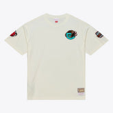 Mitchell & Ness - Memphis Grizzlies Hardwood Classics Chainstitch Premium T-Shirt - Cream