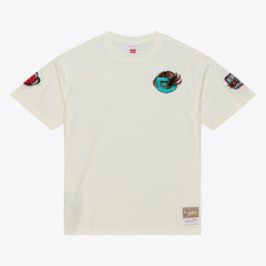 Mitchell & Ness - Memphis Grizzlies Hardwood Classics Chainstitch Premium T-Shirt - Cream