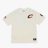 Mitchell & Ness - Cleveland Cavaliers Hardwood Classics Chainstitch Premium T-Shirt - Cream