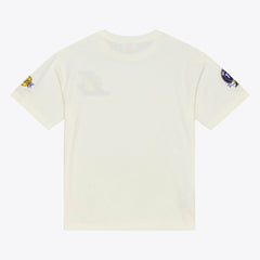 Mitchell & Ness - Los Angeles Lakers Hardwood Classics Chainstitch Premium T-Shirt - Cream