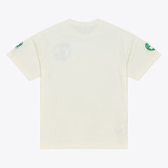 Mitchell & Ness - Boston Celtics Hardwood Classics Chainstitch Premium T-Shirt - Cream