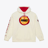 Mitchell & Ness - Houston Rockets Hardwood Classics Chainstitch Premium Fleece Hoodie - Cream