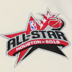 Mitchell & Ness - Houston Rockets Hardwood Classics Chainstitch Premium Fleece Hoodie - Cream