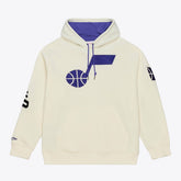 Mitchell & Ness - Utah Jazz Hardwood Classics Chainstitch Premium Fleece Hoodie - Cream