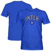 Inter Milan 1863FC Athletic Wordmark Vintage Tri-Blend T-Shirts - Blue