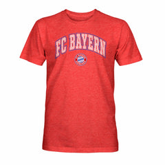Bayern Munich 1863FC Athletic Wordmark Vintage Tri-Blend T-Shirts - Red