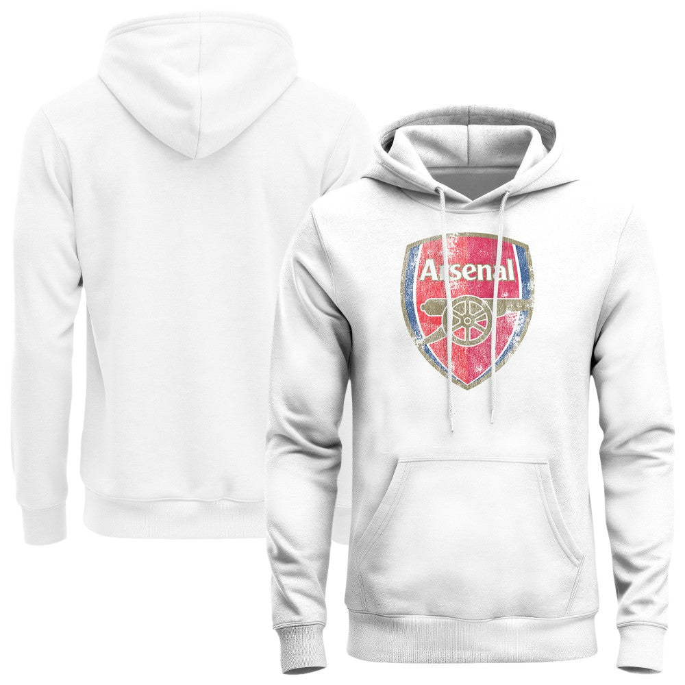 Arsenal 1863FC Color Badge Fleece Hoodie - White