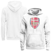 Arsenal 1863FC Color Badge Fleece Hoodie - White