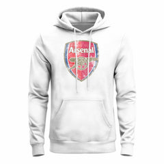 Arsenal 1863FC Color Badge Fleece Hoodie - White