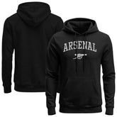 Arsenal 1863FC Athletic Wordmark Fleece Hoodie - Black