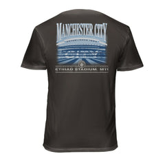 Manchester City 1863FC Wordmark Cotton T-Shirts - Gray