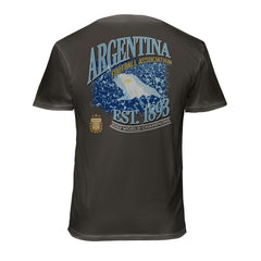 Argentina National Team 1863FC Wordmark Cotton T-Shirts - Gray