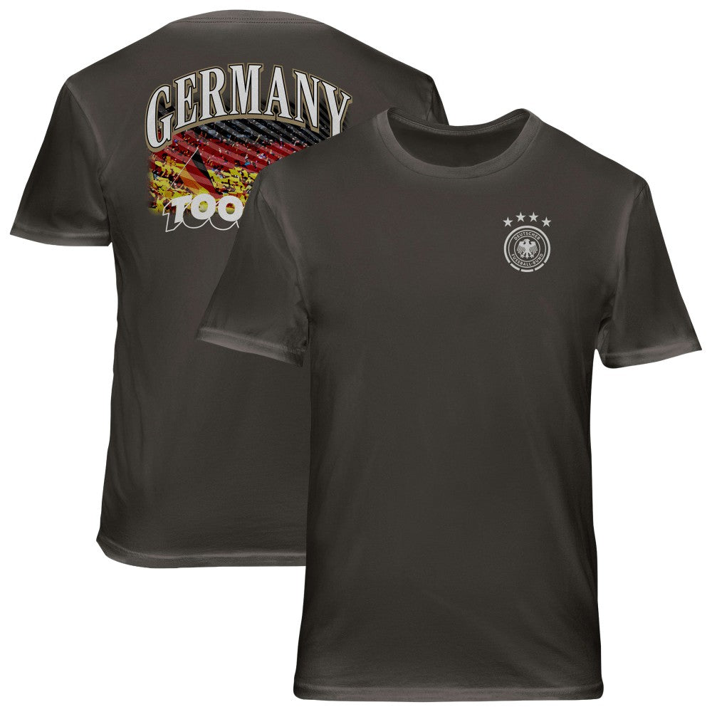 Germany National Team 1863FC Wordmark Cotton T-Shirts - Gray